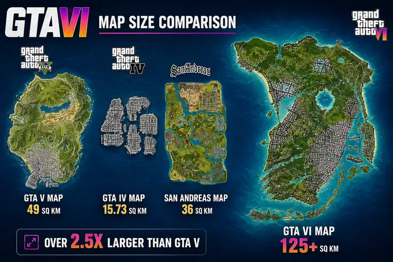 GTA 6 map size