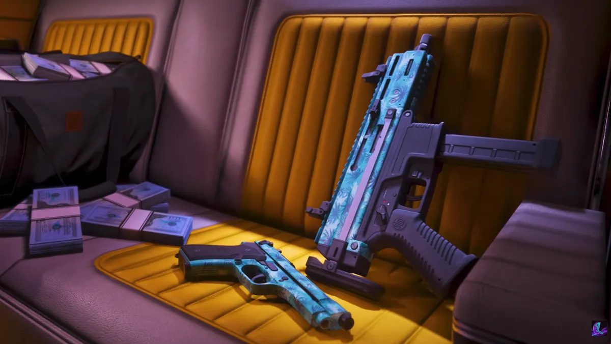 GTA 6 weapons wheel layout showing loadout customization in Vice City