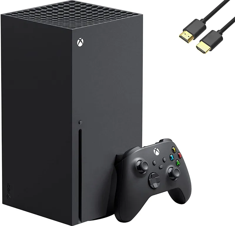 X-box Series-X 1TB Black Renewed edition console showcase