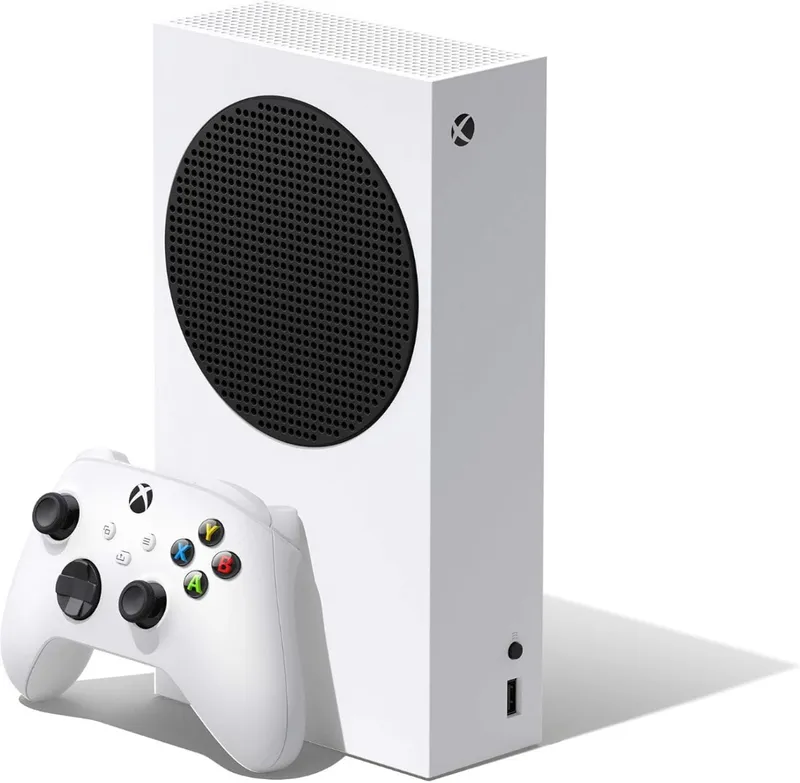 Xbox Series S 512GB SSD console layout with controller