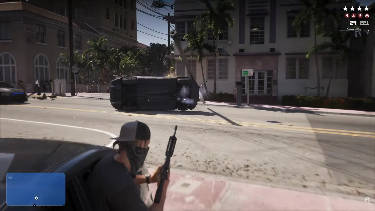 GTA 6 Extended Look in-game mission sequence