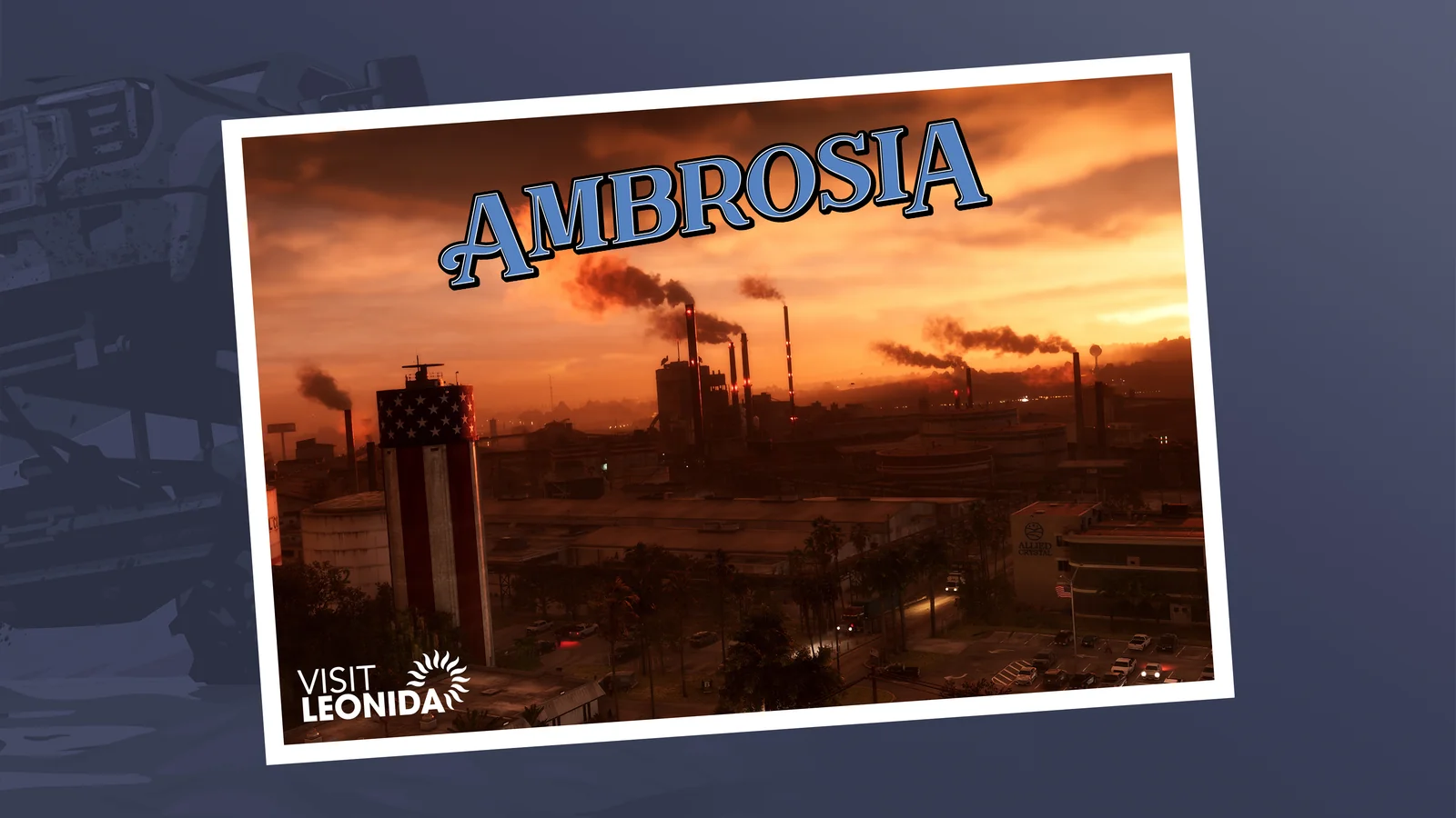 Ambrosia postcard artwork