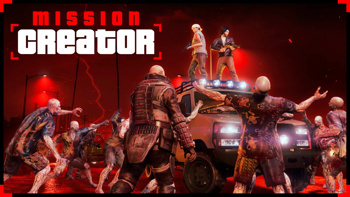 GTA Online mission creator menu with survival elements