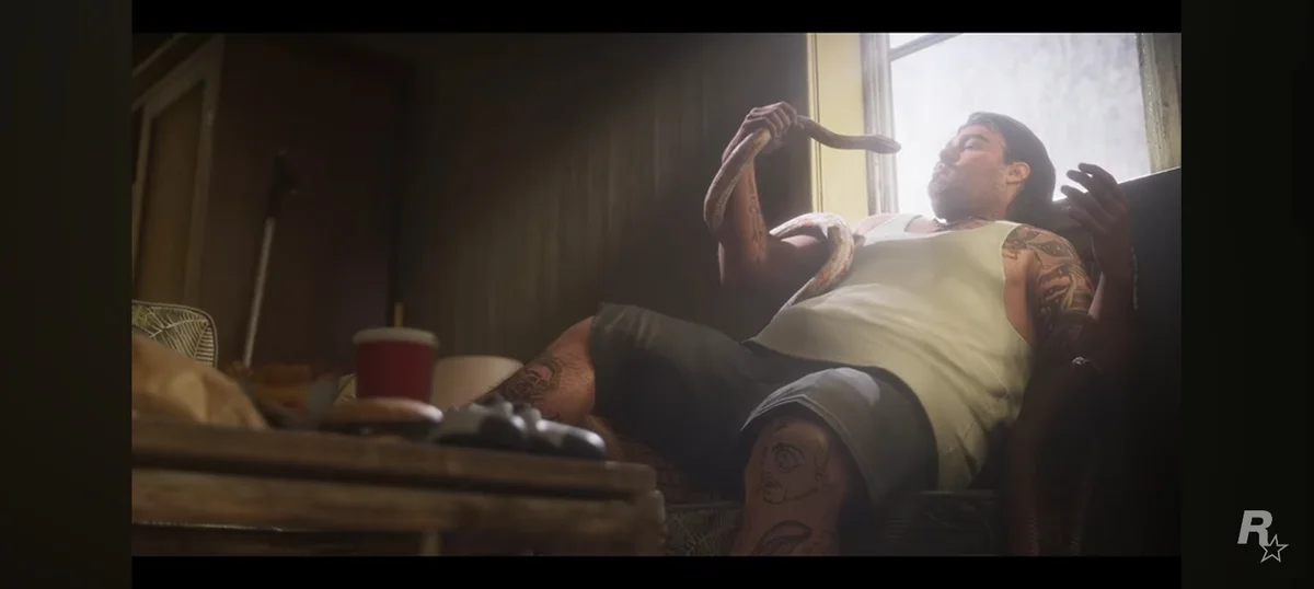 Character scene from the GTA 6 launch trailer